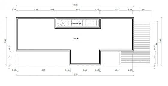 План крыши двухэтажного дома
