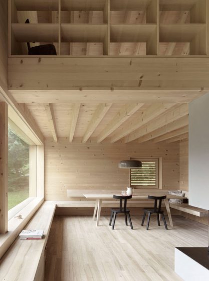 Дизайн интерьера деревянного загородного дома