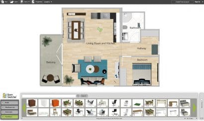 Room Sketcher делает планы дома онлайн 