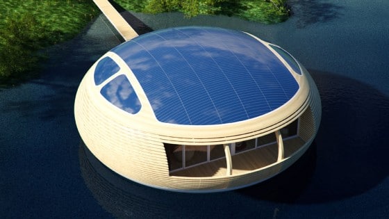 солнечные батареи кругового эко дома