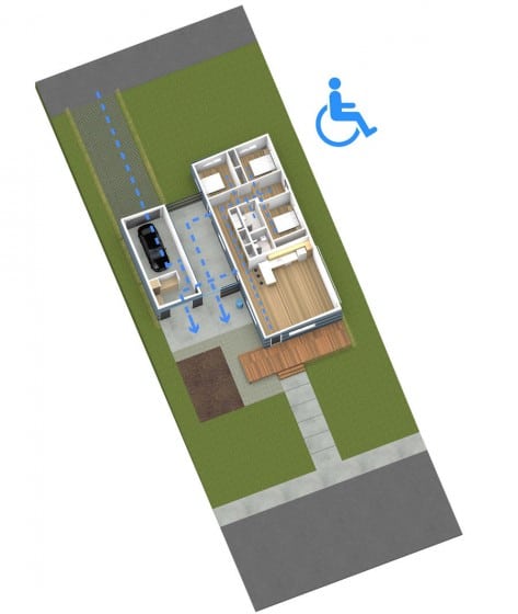 План дома для инвалидов