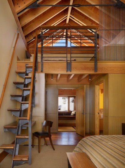 Дизайн деревянных лестниц для небольших домов