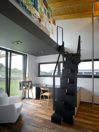 Дизайн очень маленьких лестниц для квартир
