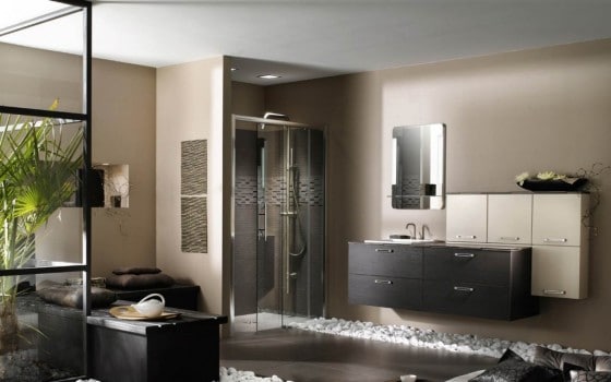 Элегантное и естественное украшение ванной комнаты