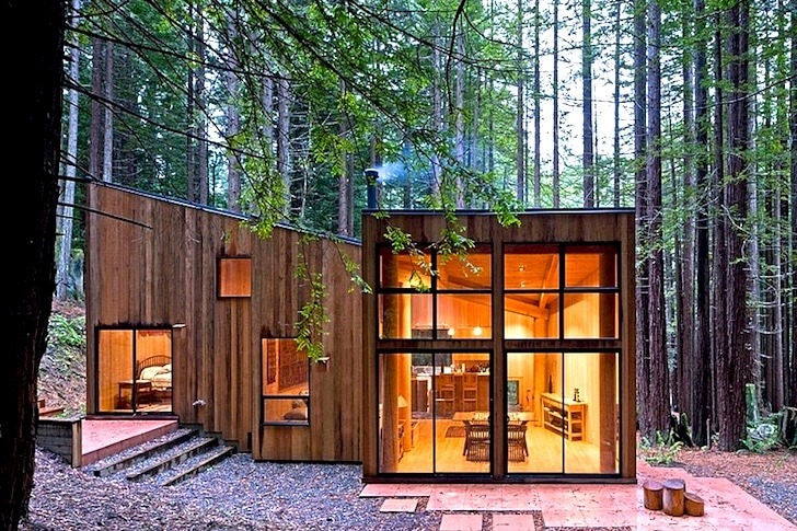 Diseño de casa de campo de madera