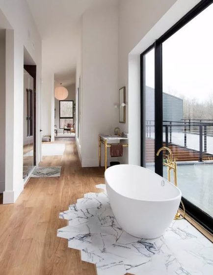 Использовать или не использовать деревянные полы в ванных комнатах и ​​кухнях?