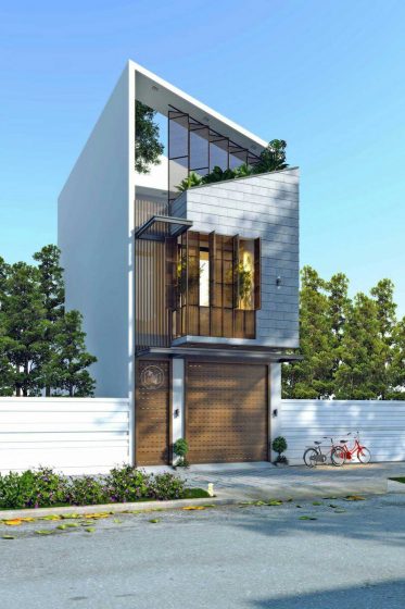 Идеи фасадов домов для небольших участков